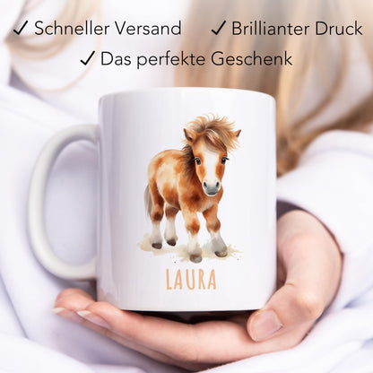Pferd Kindertasse Namen Pferdetasse Tasse