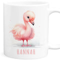 Flamingo Kindertasse Namen Tasse