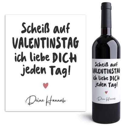 Valentinstagsgeschenk ihn Weinetiketten | Digitaler Download