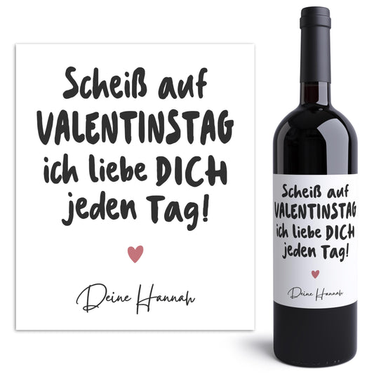 Valentinstagsgeschenk ihn Weinetiketten | Digitaler Download