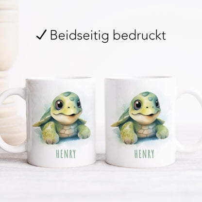 Schildkröte Kindertasse Namen Tasse