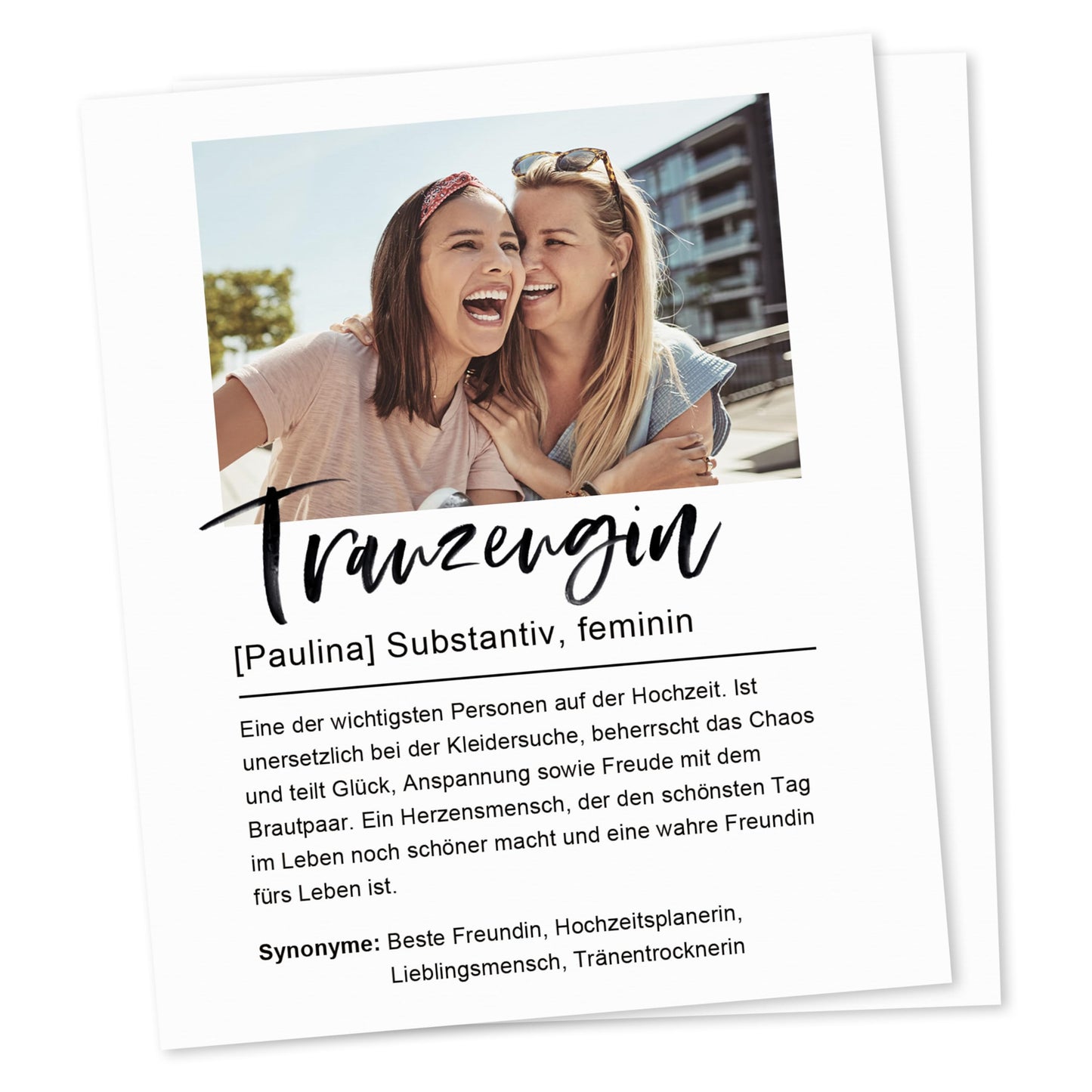 Trauzeugen fragen Flaschenetikett