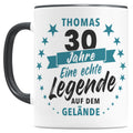 30 Jahre Jubiläum Firma Tasse mit Namen zum Dienstjubiläum Geschenk für 30 jähriges Firmenjubiläum