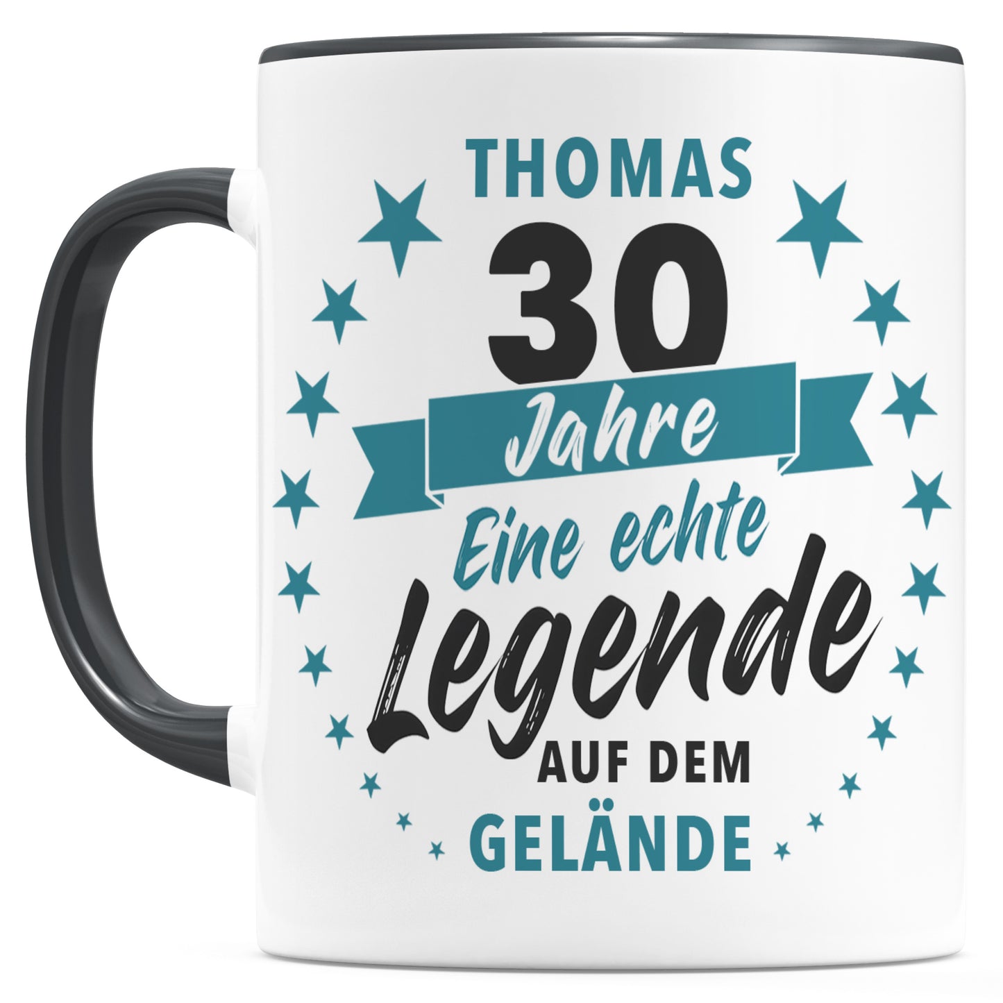 30 Jahre Jubiläum Firma Tasse mit Namen zum Dienstjubiläum Geschenk für 30 jähriges Firmenjubiläum