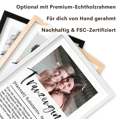 Trauzeugin Definition Poster Foto Trauzeugin