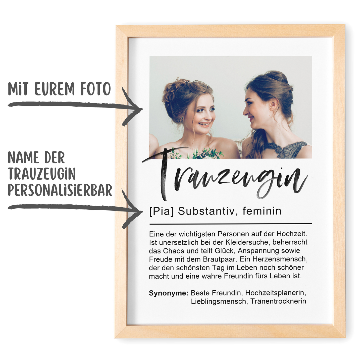 Trauzeugin Definition Poster Foto Trauzeugin