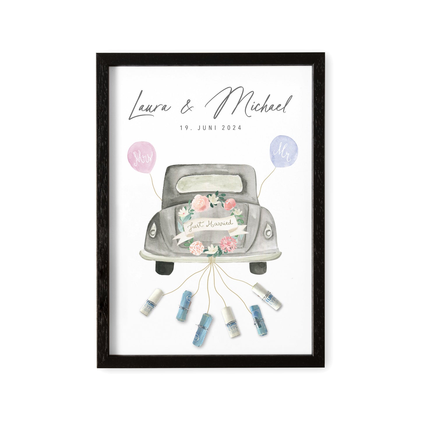 Geldgeschenk Hochzeit Bild