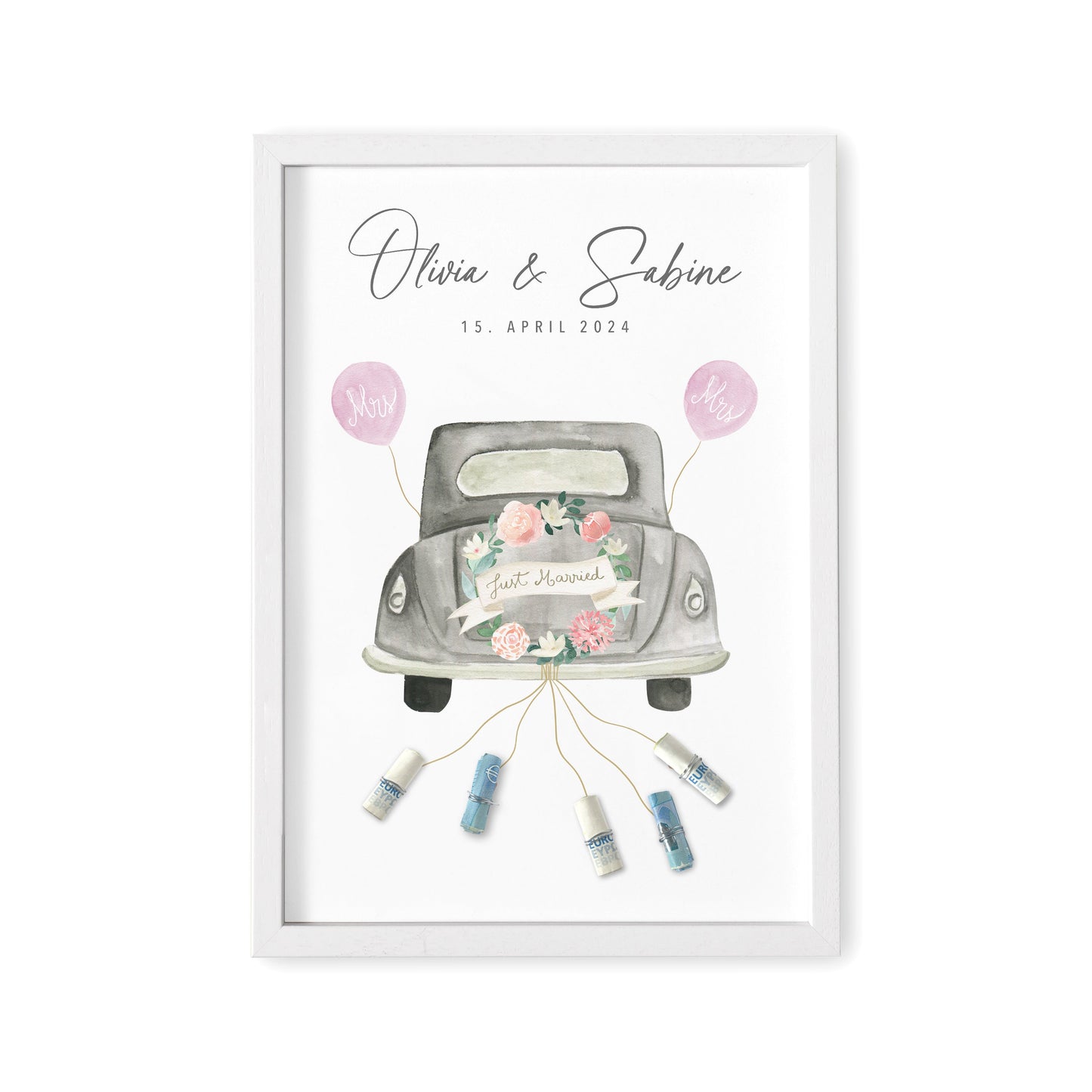 Geldgeschenk Hochzeit Bild