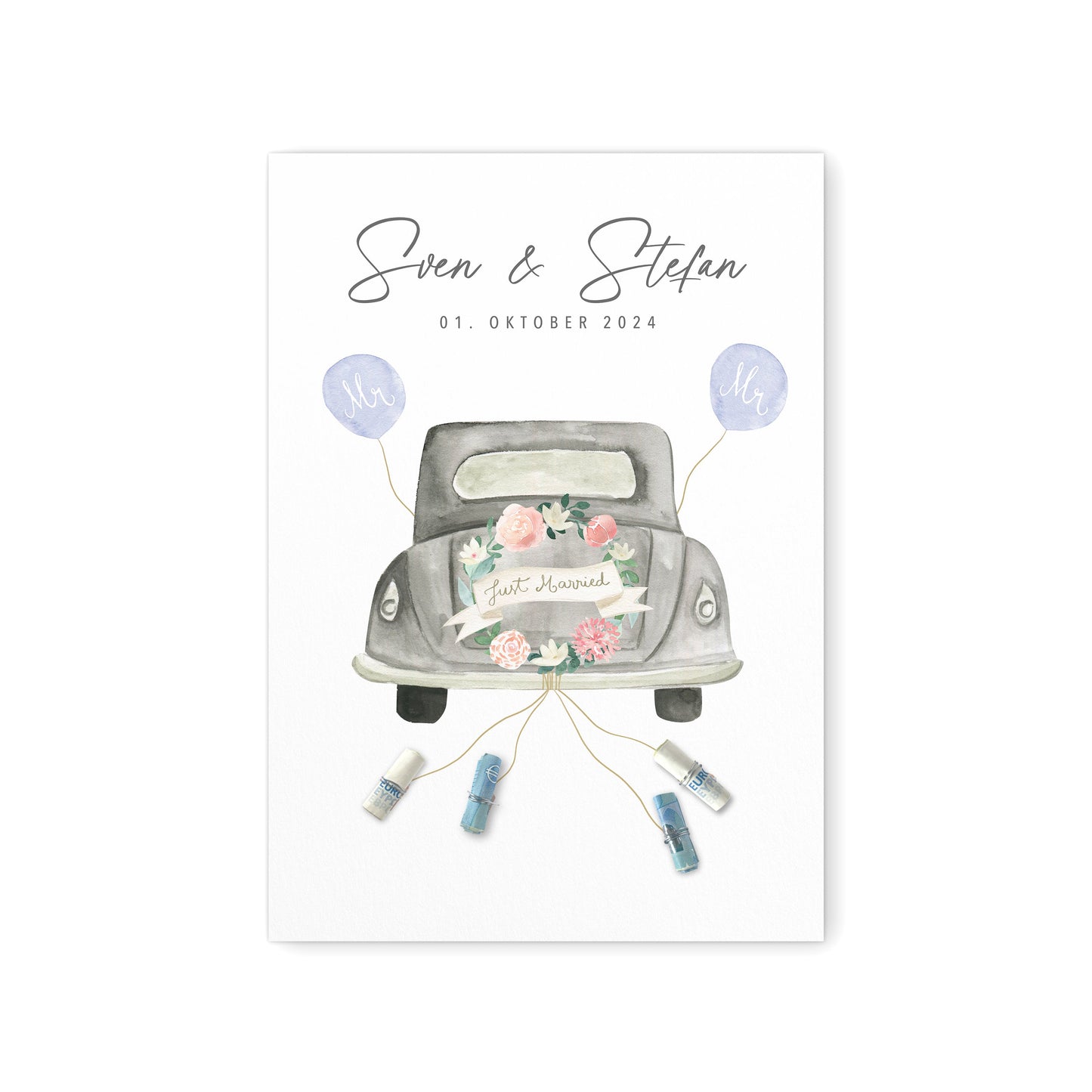 Geldgeschenk Hochzeit Bild