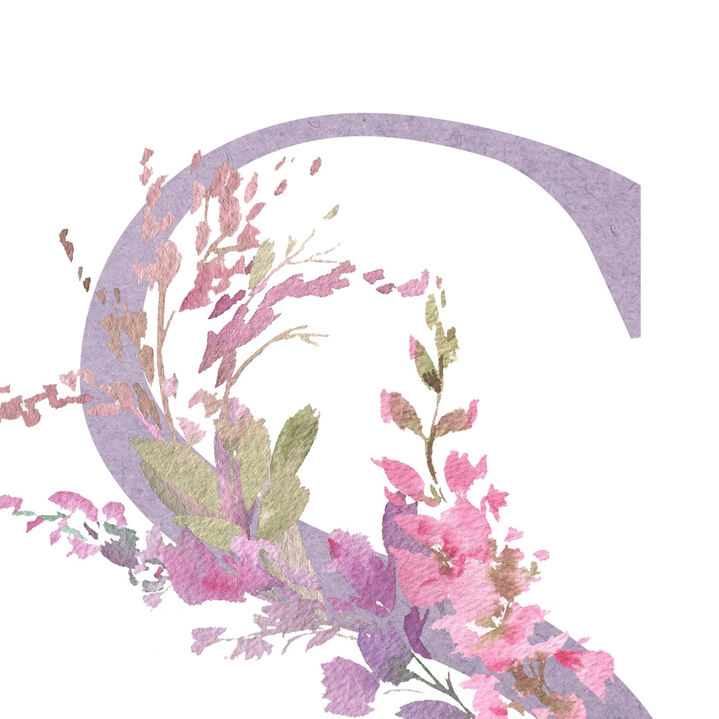 Geburtsposter Mädchen Buchstabe Blumen Kinderzimmer Poster Name Babyzimmer Namensgeschenk Bild Buchstabenposter