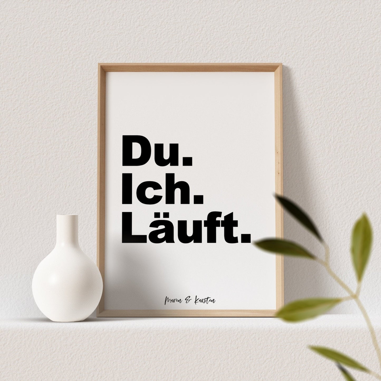 Du Ich Läuft Poster Liebesposter Hochzeitsposter Hochzeitsgeschenk Personalisierbar