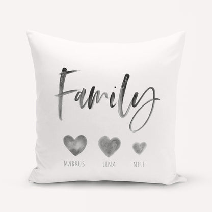 Familie Kissen Personalisiert Family Familienkissen Mit Namen