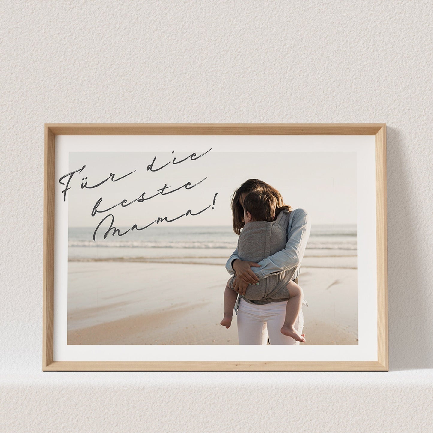 Geschenk Mama Personalisiert | Poster Mit Eigenem Foto & Spruch Personalisierbar