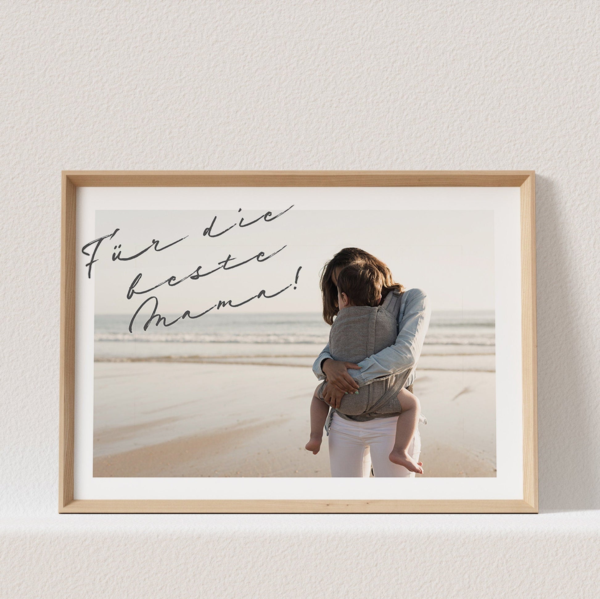 Geschenk Mama Personalisiert | Poster Mit Eigenem Foto & Spruch Personalisierbar