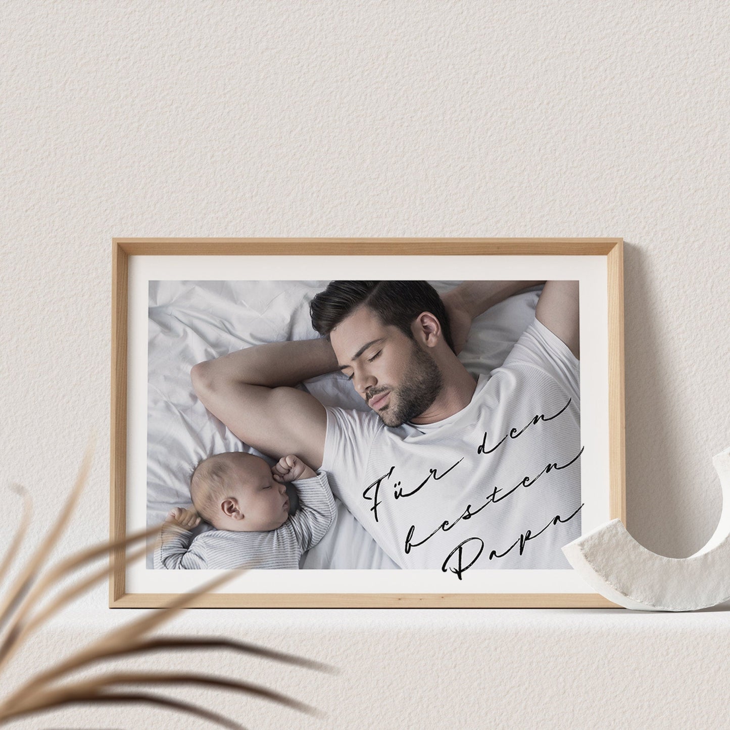 Geschenk Papa Personalisiert | Poster Mit Eigenem Foto & Spruch Personalisierbar