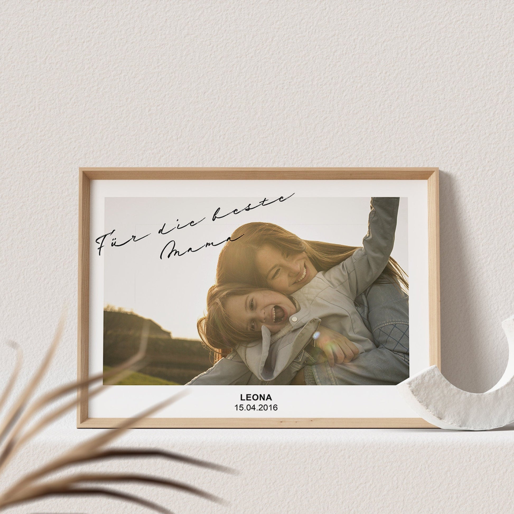 Geschenk Mama Personalisiert | Poster Mit Eigenem Foto & Spruch Personalisierbar