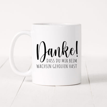 Danke Dass Du Mir Beim Wachsen Geholfen Hast Tasse Erzieherin Personalisiert Regenbogen Kindergärtnerin Geschenk Abschiedsgeschenk