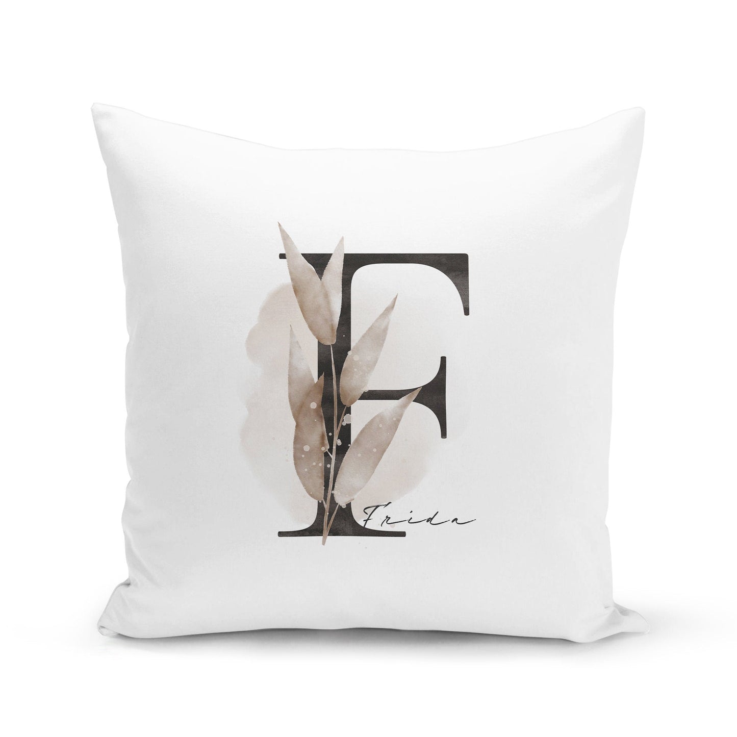Kissen Personalisiert Buchstabenkissen Mit Name Buchstabe Blumen Floral Namensgeschenk