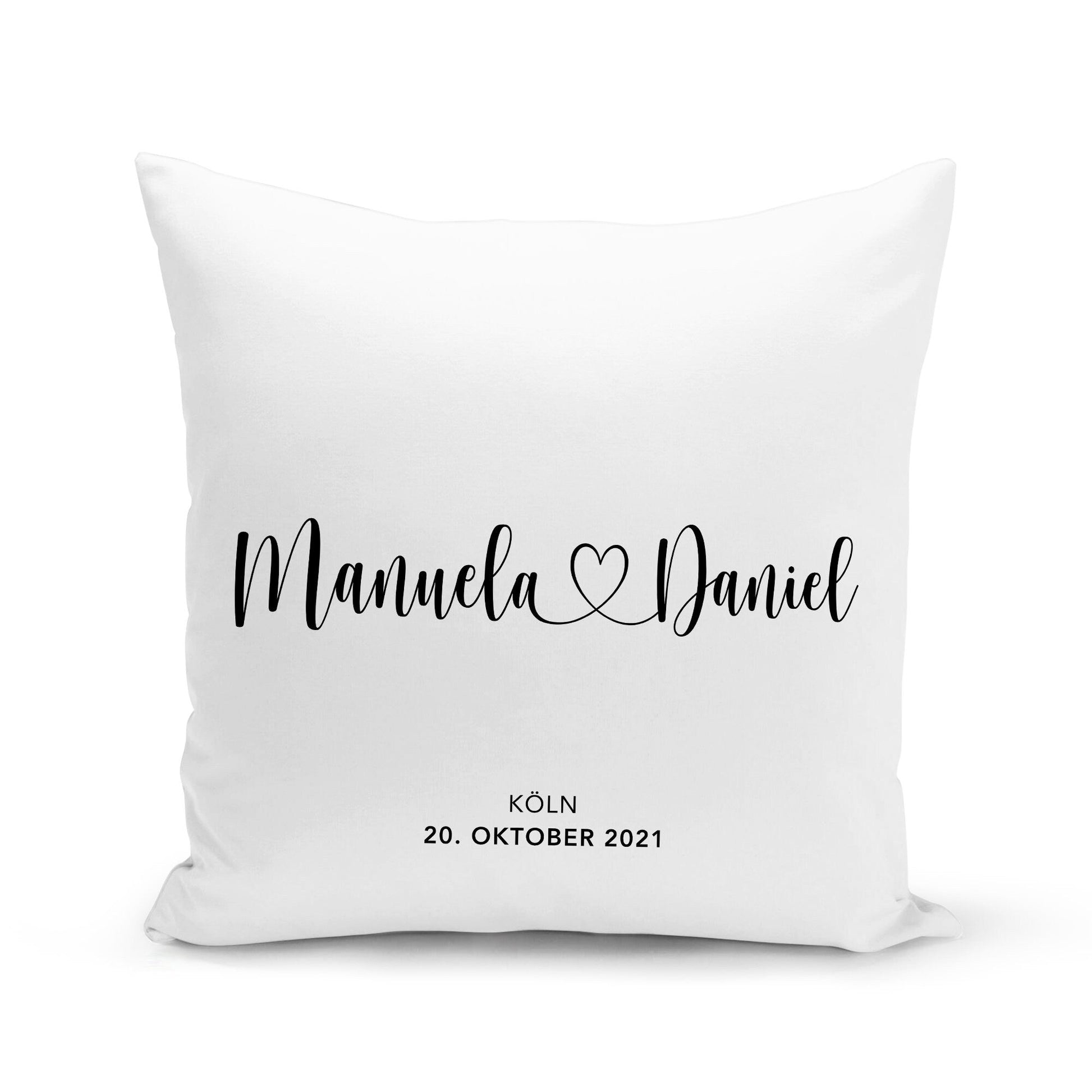 Hochzeitskissen Personalisiert Kissen Liebeskissen Liebe Geschenk Hochzeitstag Jahrestag Hochzeitsgeschenk