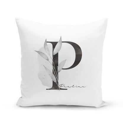 Kissen Personalisiert Buchstabenkissen Mit Name Buchstabe Blumen Floral Namensgeschenk