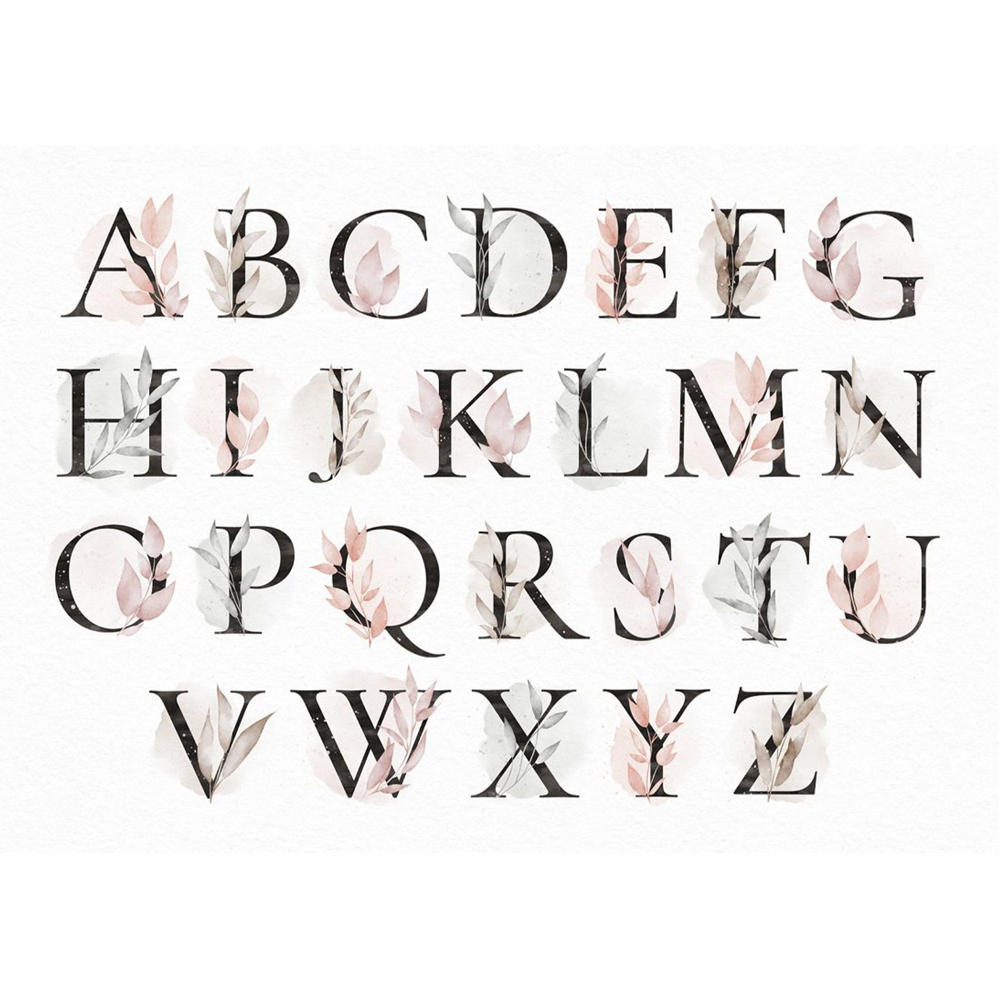 Kissen Personalisiert Buchstabenkissen Mit Name Buchstabe Blumen Floral Namensgeschenk