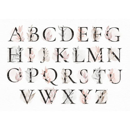 Kissen Personalisiert Buchstabenkissen Mit Name Buchstabe Blumen Floral Namensgeschenk