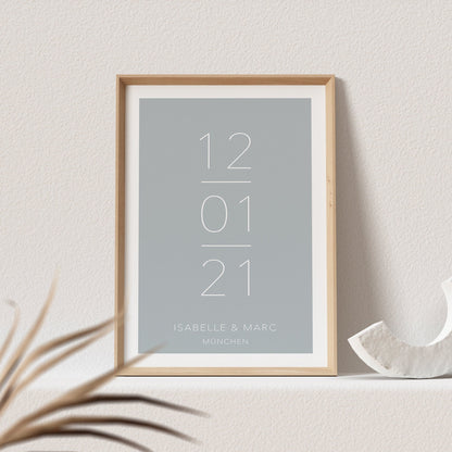 Hochzeitsposter Personalisiert Datum Namen Ort Hochzeit Geschenk Hochzeitstag Hochzeitsgeschenk