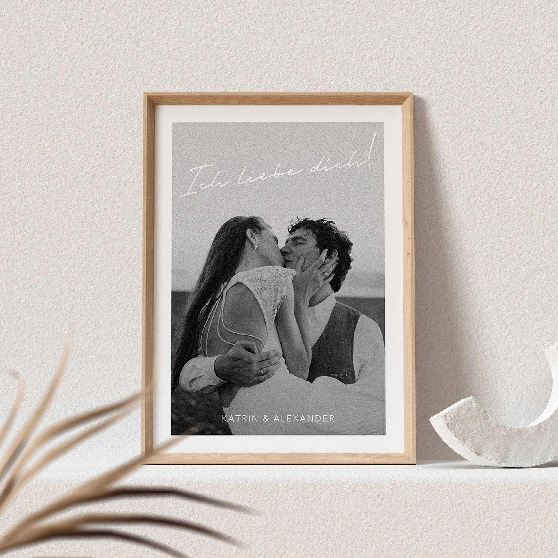 Hochzeitsposter Personalisiert Fotoposter Foto Datum Namen Ort Hochzeit Geschenk Hochzeitstag Hochzeitsgeschenk