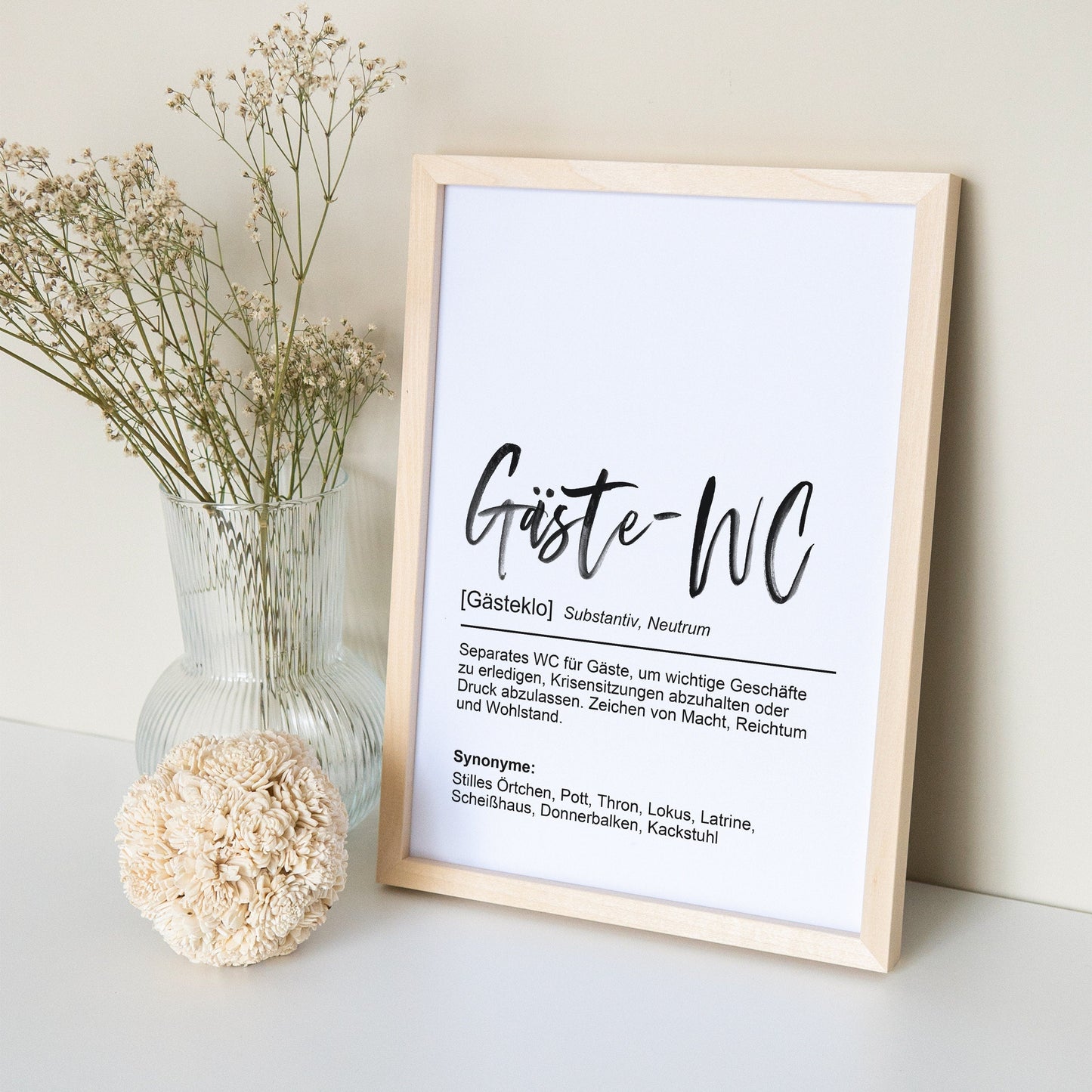 Badezimmer Deko Gäste WC Bild Mit Definition Badezimmer Poster Geschenk Zum Einzug