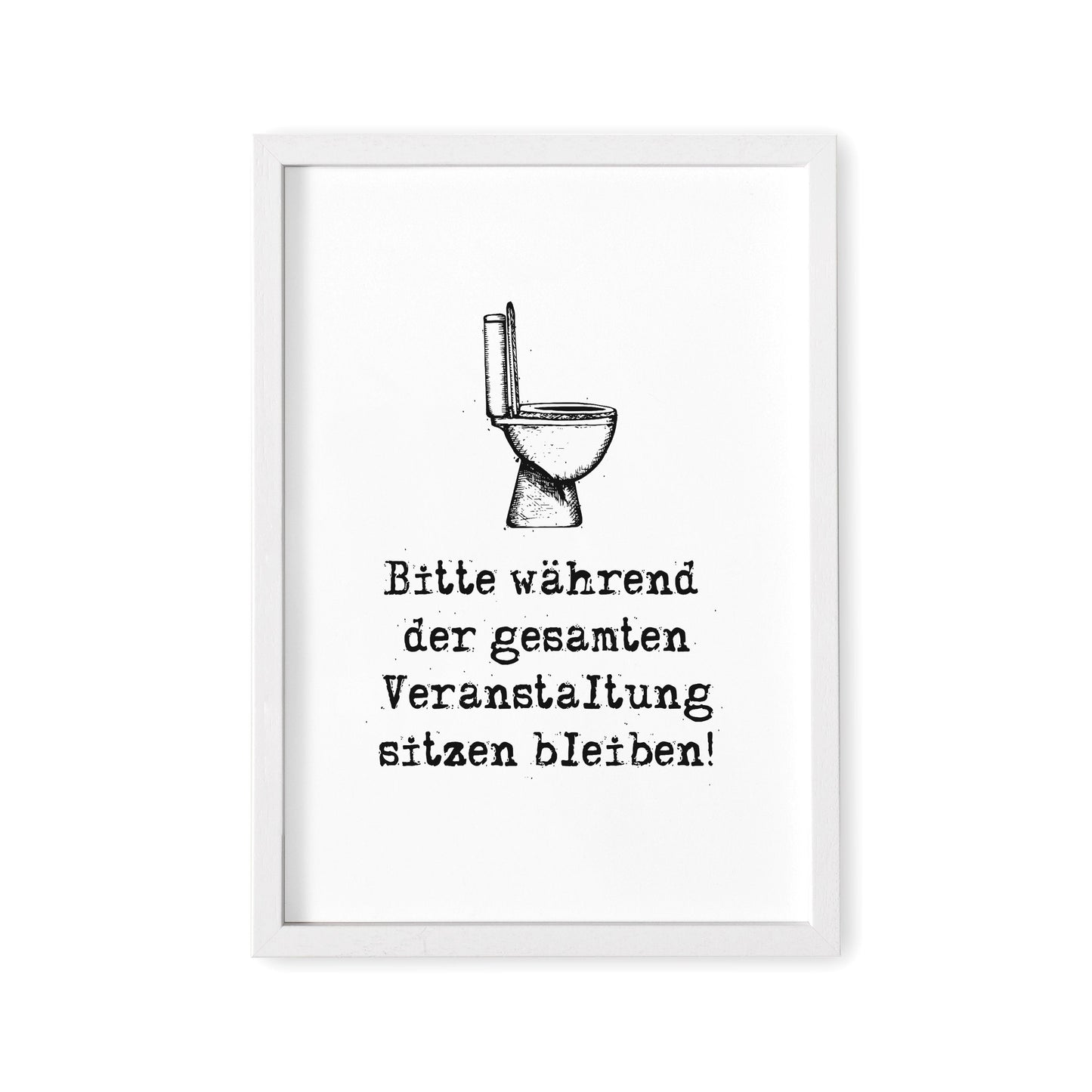 Einzugsgeschenk Badezimmer Deko Poster Gäste WC Schild Bild Gästebad