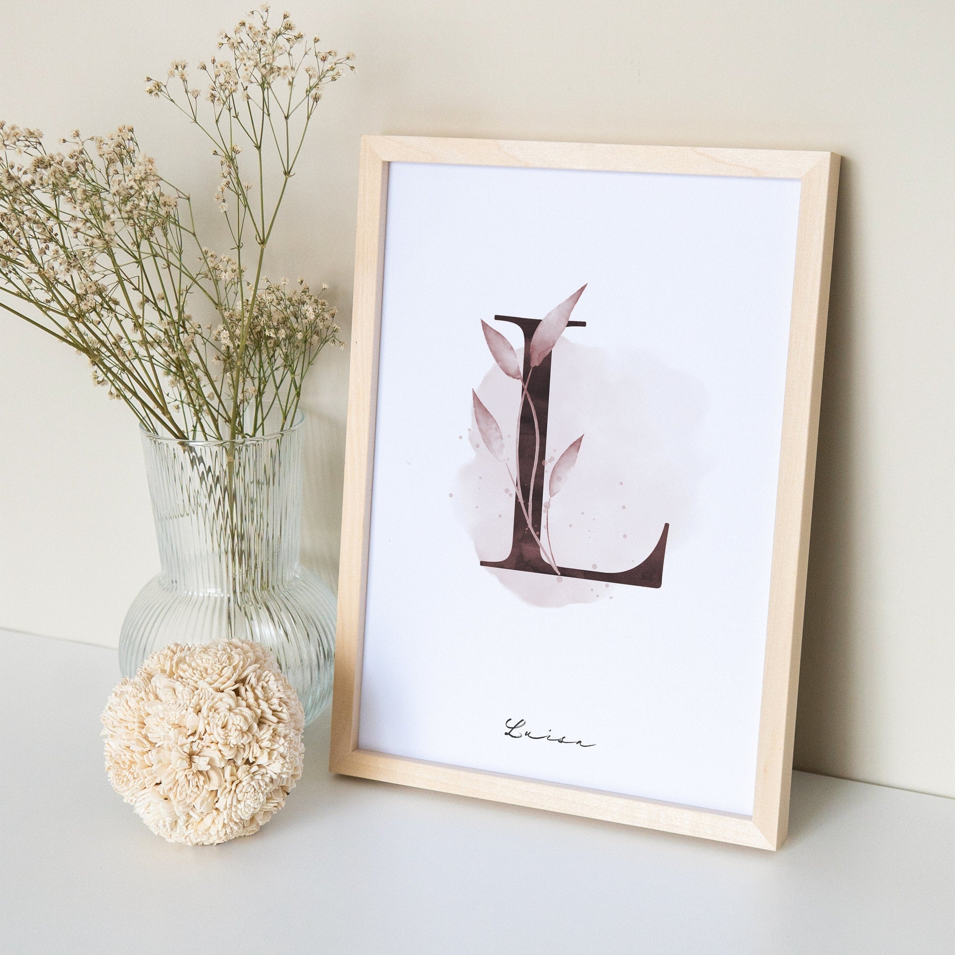 Namensposter Kinderzimmer Buchstaben Poster Bild Mit Name Für Baby