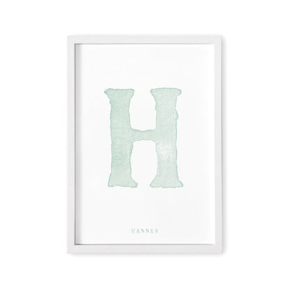 Buchstaben Poster Bild Buchstabe Babyposter Für Junge Mädchen Geburtsposter Babyzimmer