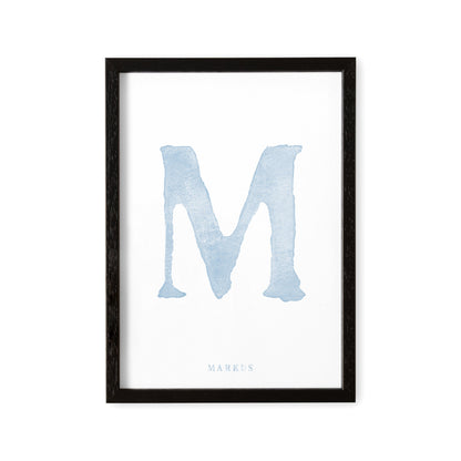 Buchstaben Poster Bild Buchstabe Babyposter Für Junge Mädchen Geburtsposter Babyzimmer