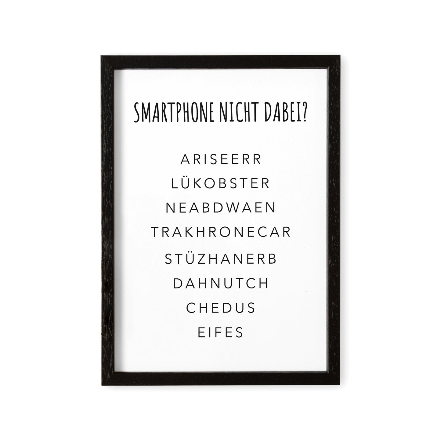 Wanddeko Badezimmer Gäste WC Poster Bilder Rätsel Einzugsgeschenk