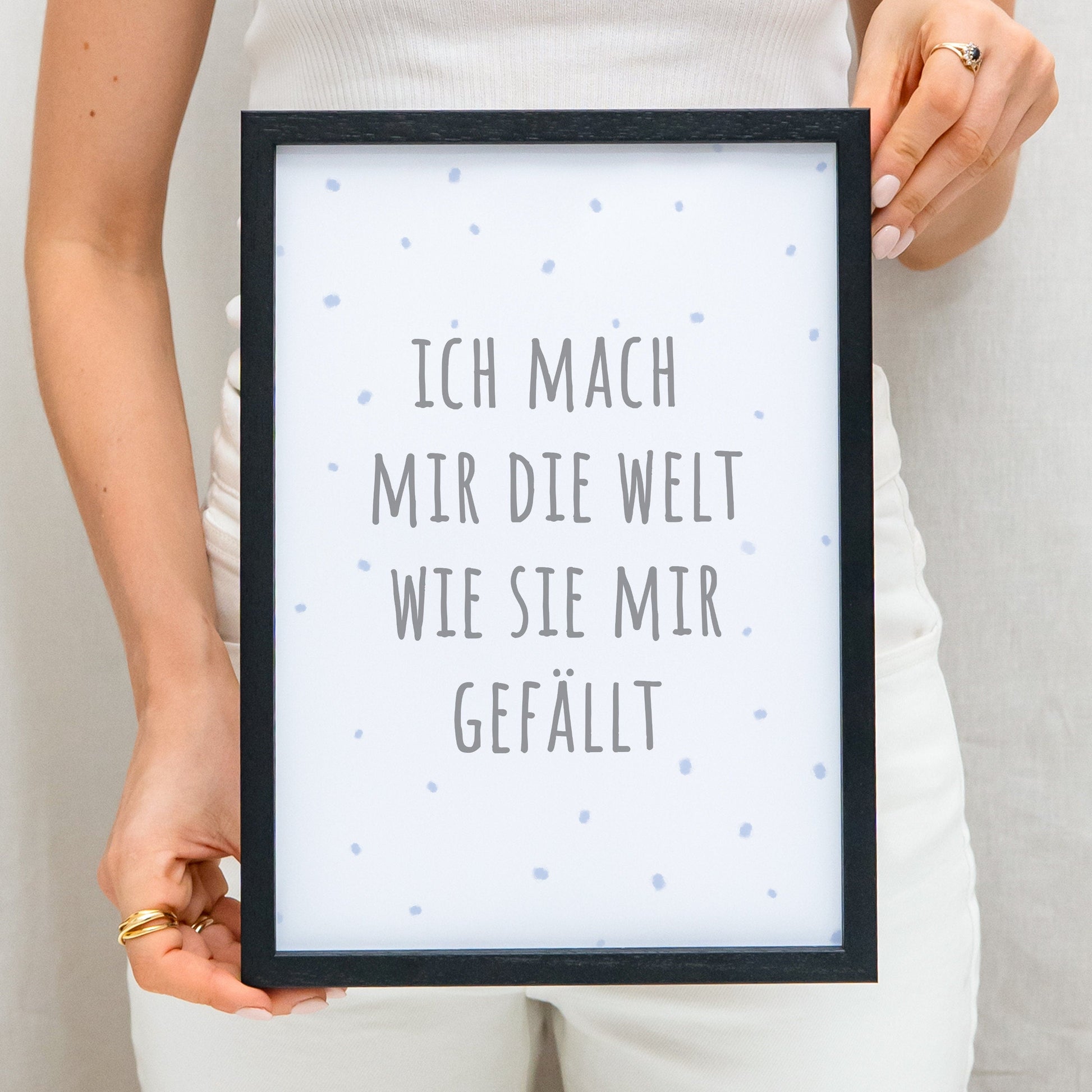 Deko Kinderzimmer Babyzimmer Junge Mach Mir Die Welt Wie Sie Mir Gefällt Poster Bild