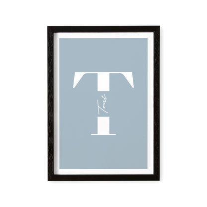 Namensposter Babyparty Geschenk Für Das Babyzimmer Poster Bild Mit Buchstabe