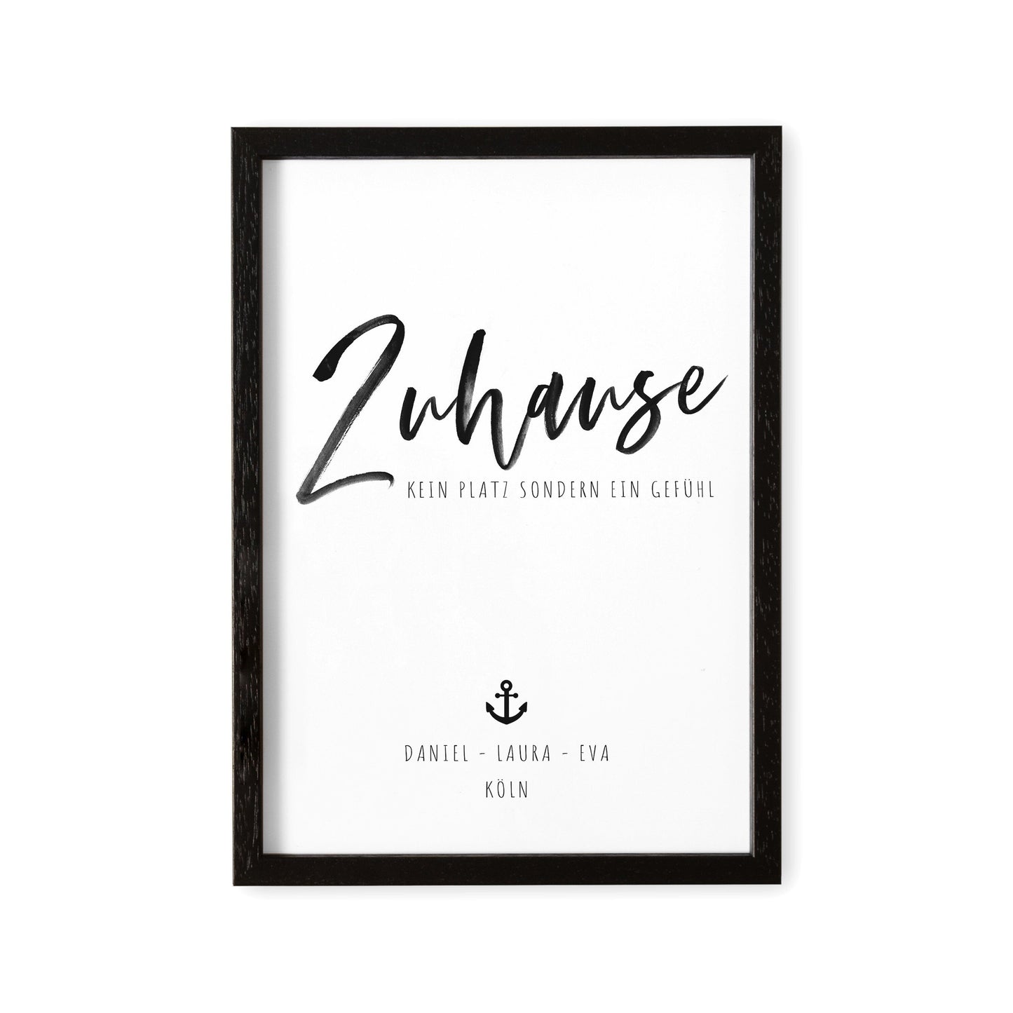 Poster Familie Personalisiert Zuhause Familienposter Zu Hause Geschenk