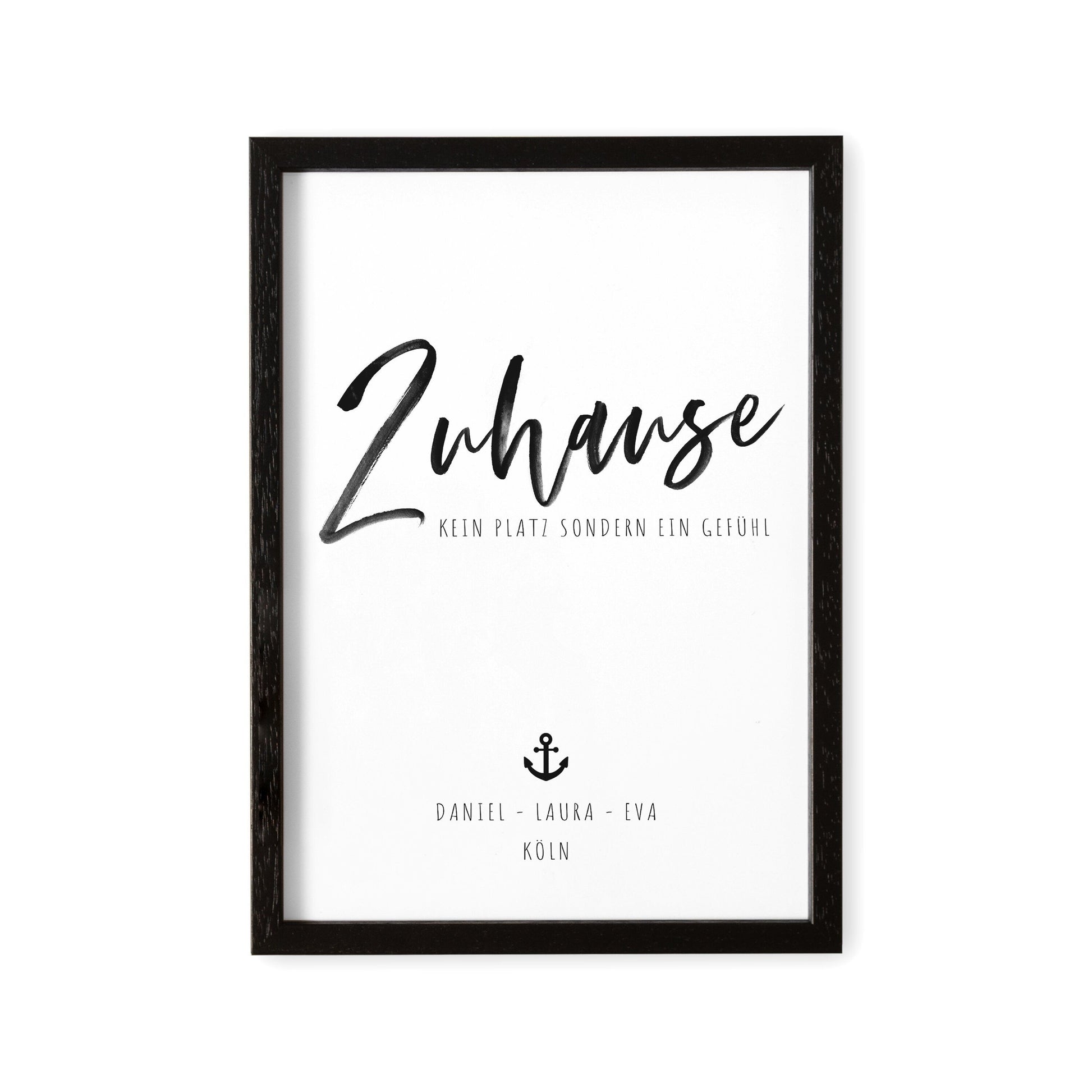 Poster Familie Personalisiert Zuhause Familienposter Zu Hause Geschenk