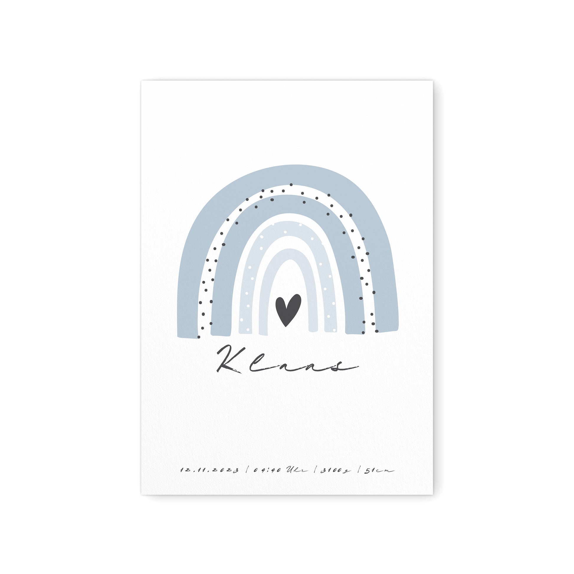 Kinderzimmerdeko Geburtsposter Für Jungen Mädchen Mit Regenbogen Personalisiert Babyposter Geschenk Babyparty