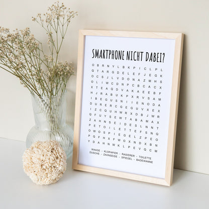 Badezimmer Deko Suchsel Bild Lustiges Rätsel Für Das Gäste WC Toilette Geschenk zum Einzug