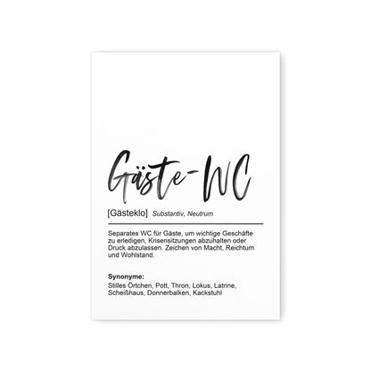 Badezimmer Deko Gäste WC Bild Mit Definition Badezimmer Poster Geschenk Zum Einzug