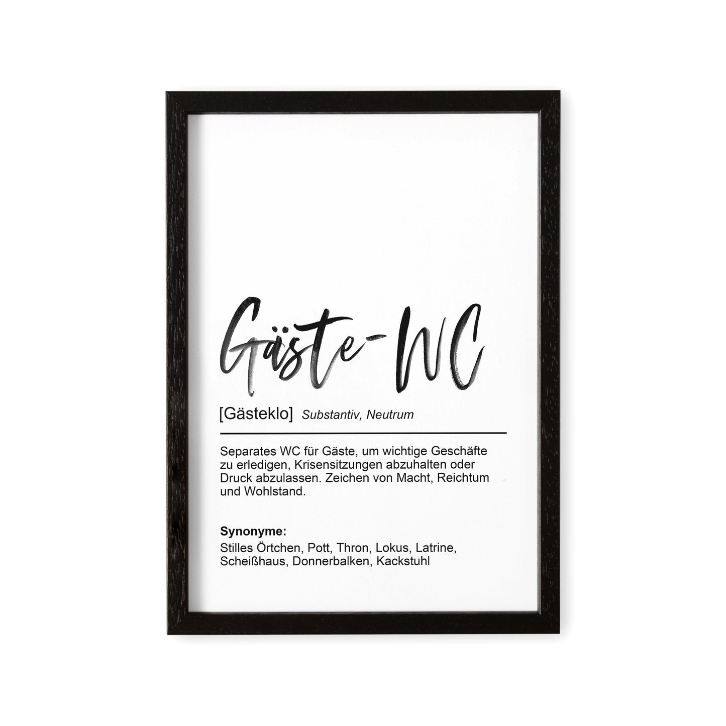 Badezimmer Deko Gäste WC Bild Mit Definition Badezimmer Poster Geschenk Zum Einzug