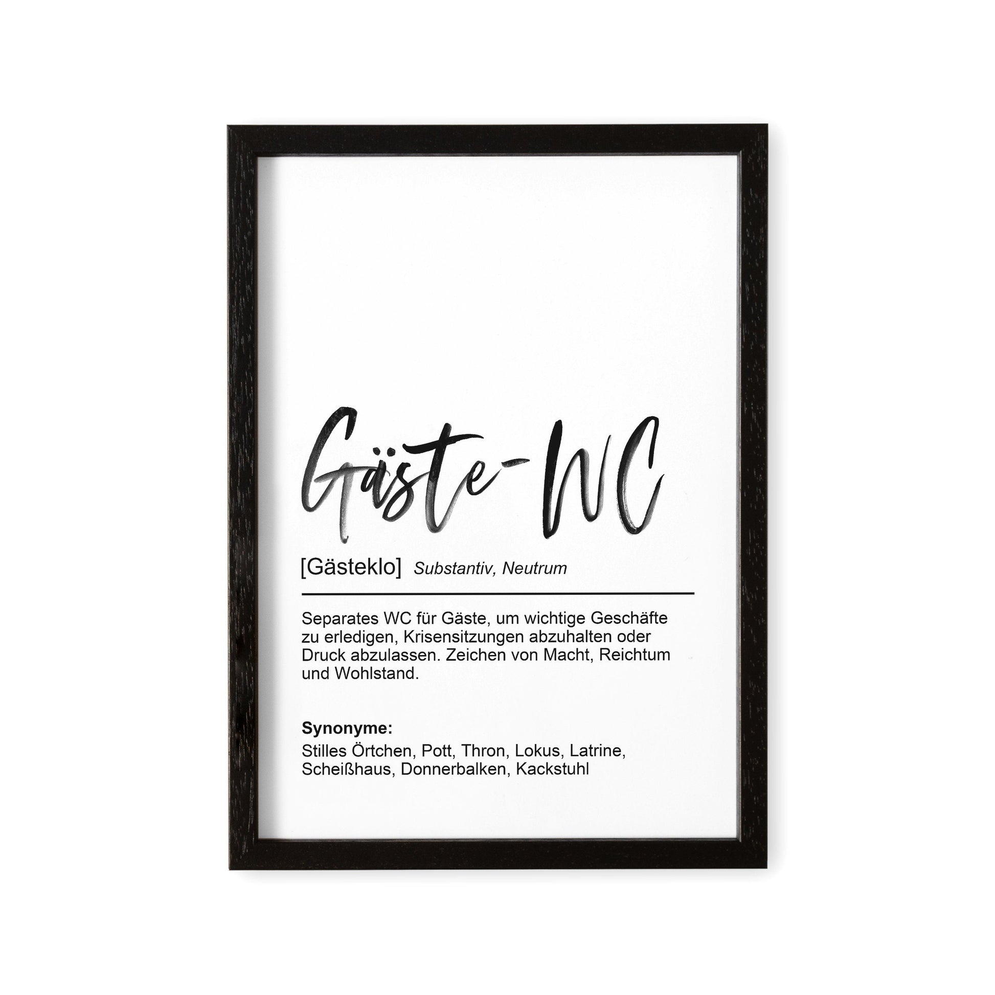 Badezimmer Deko Gäste WC Bild Mit Definition Badezimmer Poster Geschenk Zum Einzug