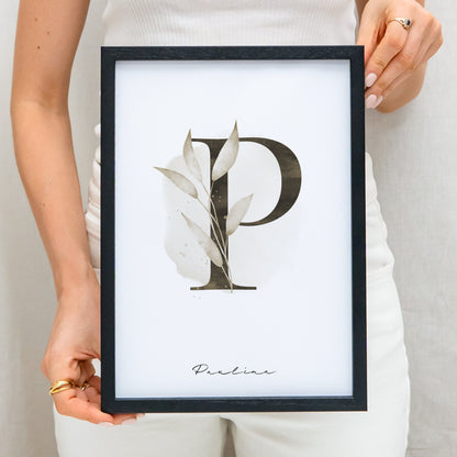 Namensposter Kinderzimmer Buchstaben Poster Bild Mit Name Für Baby