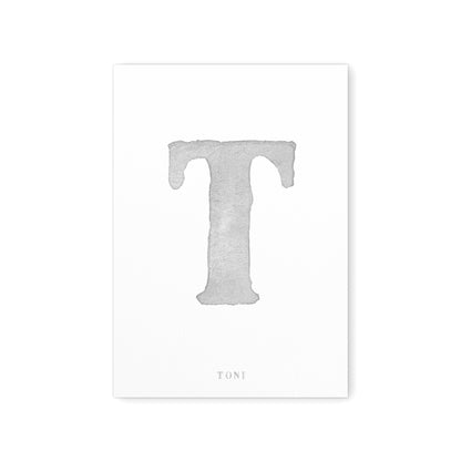 Buchstaben Poster Bild Buchstabe Babyposter Für Junge Mädchen Geburtsposter Babyzimmer