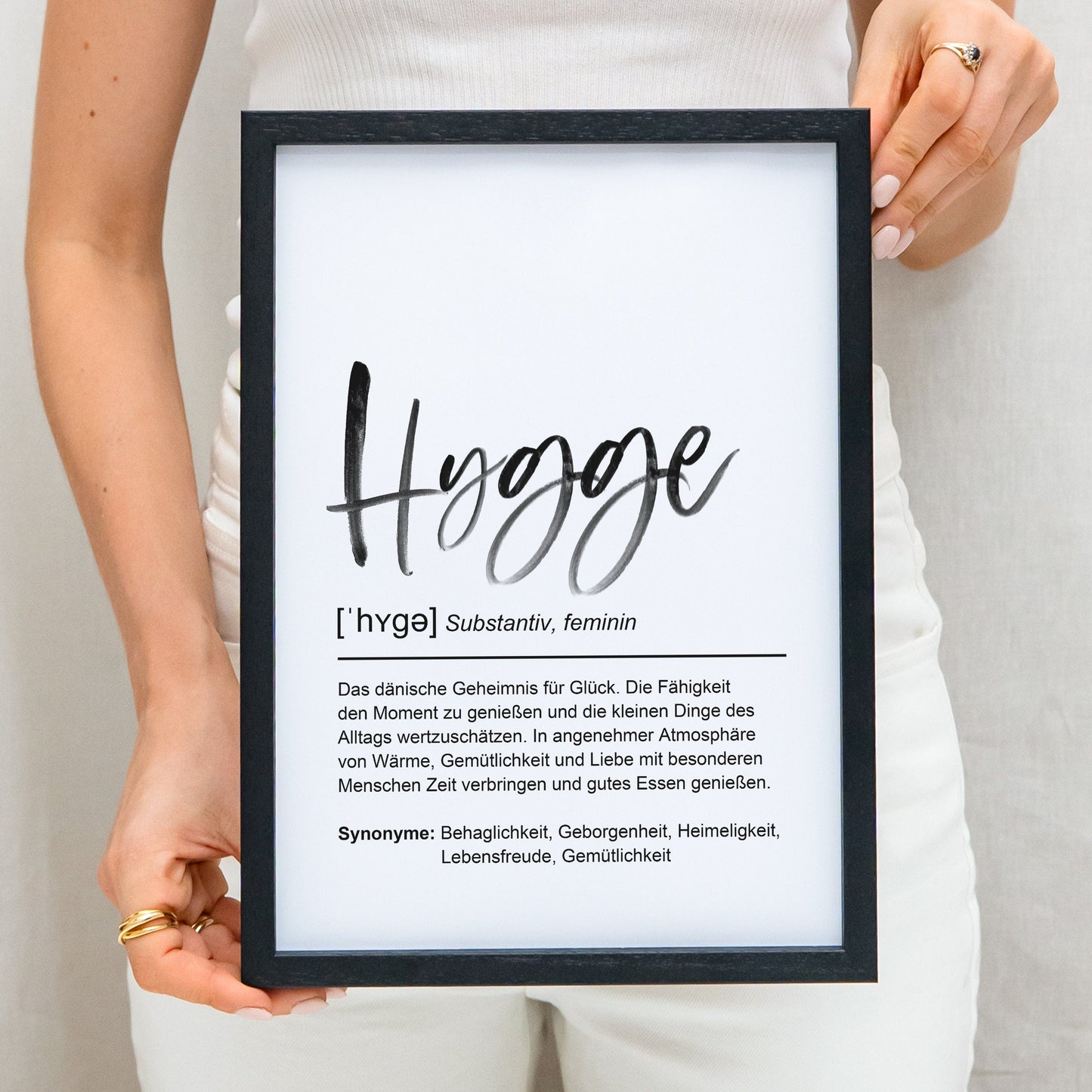 Hygge Decor Deko Poster Definition Bild Einweihungsgeschenk Wohnung Hyggelig Trend