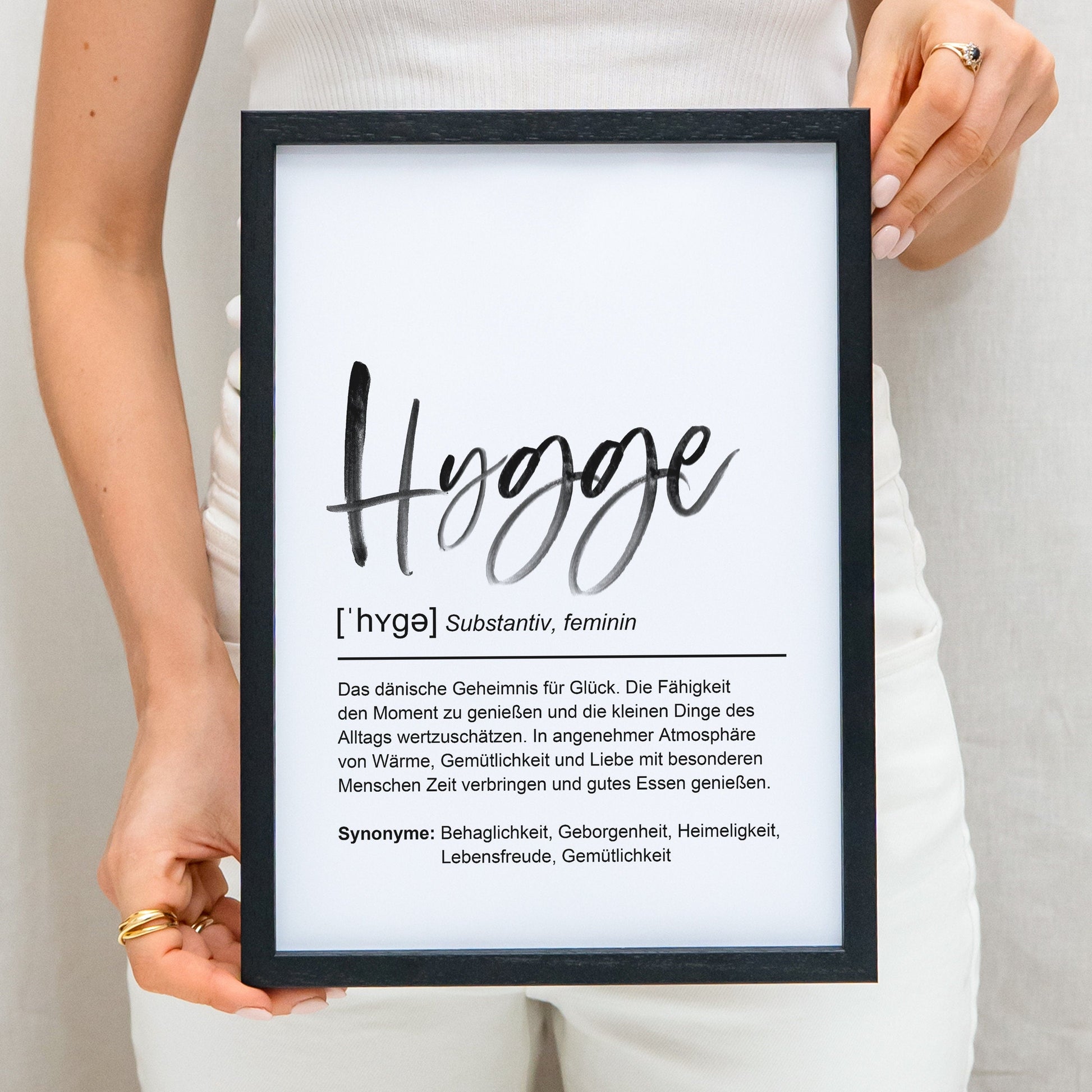 Hygge Decor Deko Poster Definition Bild Einweihungsgeschenk Wohnung Hyggelig Trend