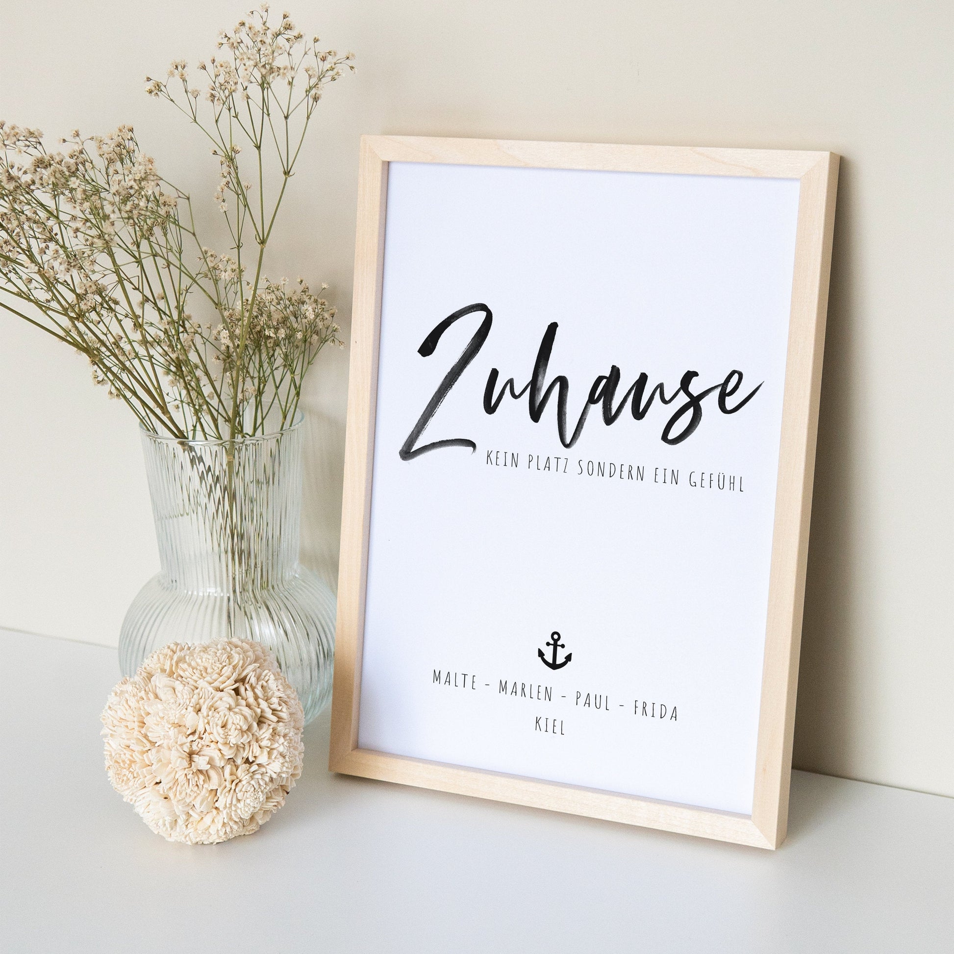 Poster Familie Personalisiert Zuhause Familienposter Zu Hause Geschenk