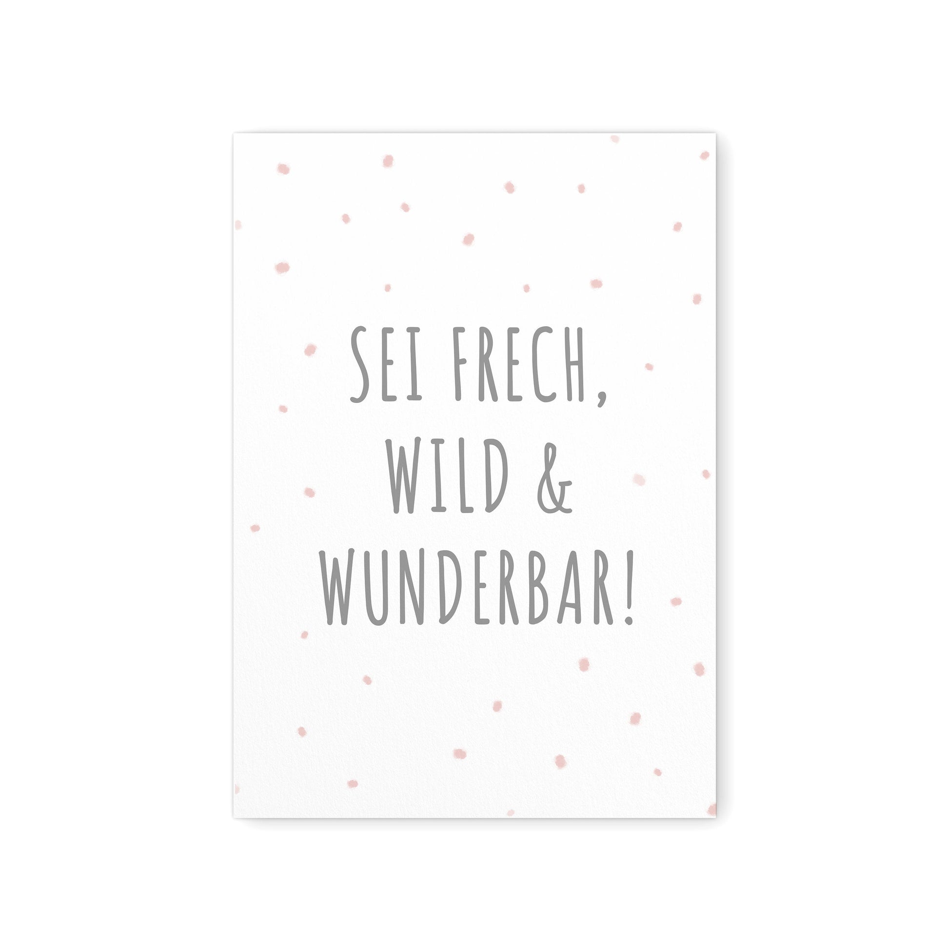 Sei Frech Wild Und Wunderbar Babyzimmer Deko Poster Bild Für Kinderzimmer Mädchen