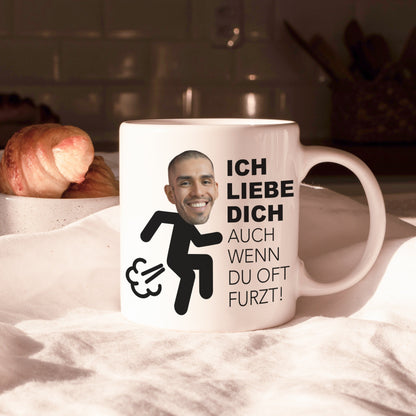 Jahrestag Geschenk Für Ehemann & Freund Personalisierte Tasse Mit Foto Lustiges Geschenk